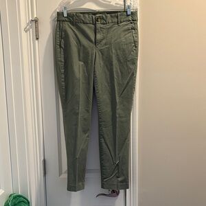 Olive Green J. Crew Factory Chino Pants